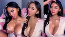 Getar Sensual Toge Menggoda Payudara Sendiri Dengan Mango