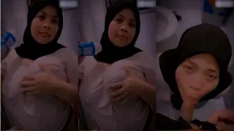 Jilbab Hitam, Toket Montok Bikin Tiktok Makin Panas Viral.