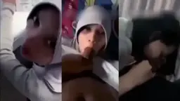 Paksa Si Cantik Berhijab Ngerogotin Kontol Sampai Basah