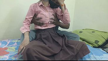 Bocah Kuliahan India Digebukin Pacar Di Kamar, Ngewe Hot Abis.