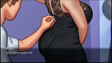 Ibu Tiri Mengakhiri Percakapan Dengan Senyuman Nakal (18+)