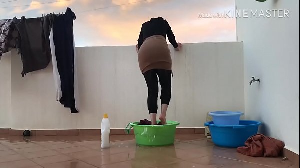 Hijab, Pantat, Kaki, Semua Basah Kena Liur