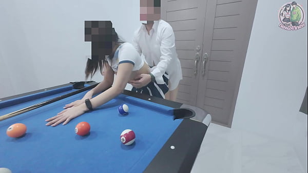 Cewek Thailand Naik Ke Meja Biliar, Lalu Digenjot Habis-habisan!