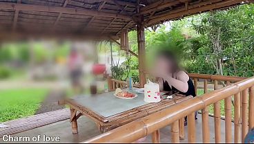 Di Luar, Ngentot Sama Bule Thailand, Bikin Makin Basah.