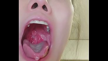 Pelatihan Lidah Keras • Reflek Muntah • Air Liur • Tenggorokan • Uvula • Sampai Muncrat Air Liur