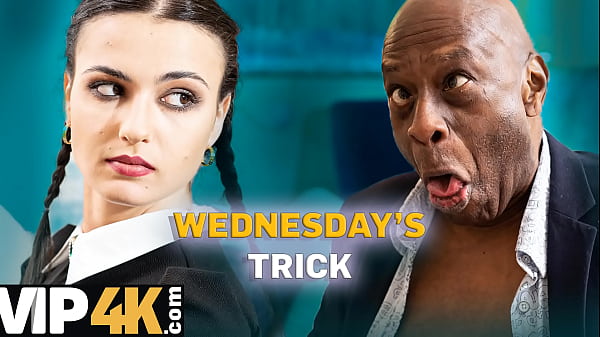 Daddy4k, Mimpi Basah Wednesday Addam Sama Kontol Hitam Gede Akhirnya Jadi Kenyataan.